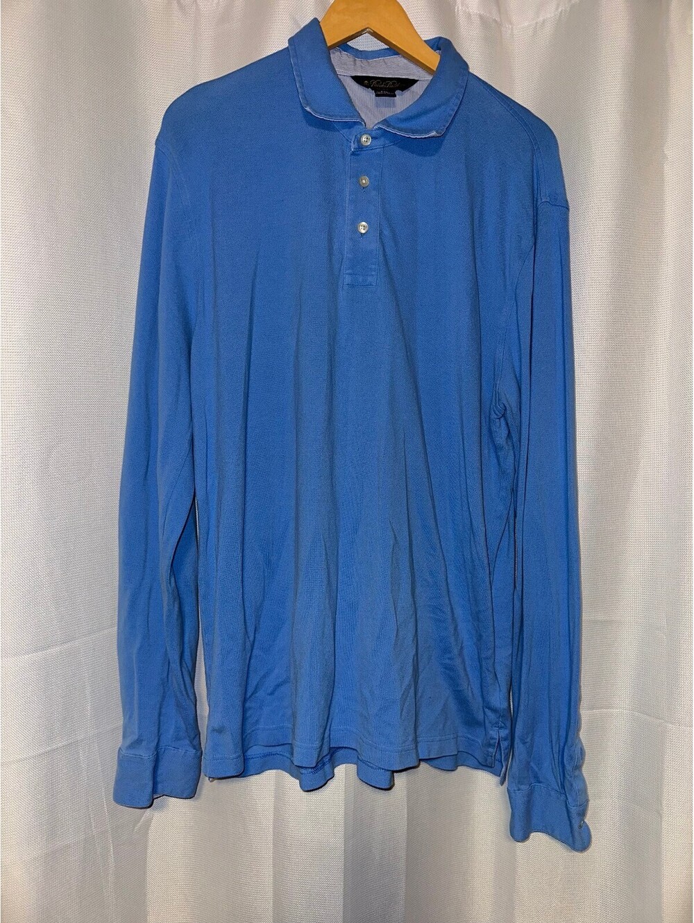 Brooks Brothers Men's long-sleeve knit polo shirt XXL
